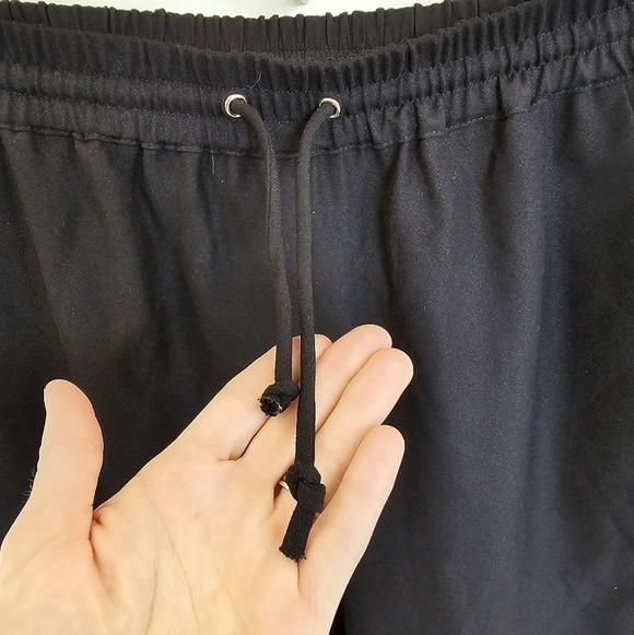 Vince Camuto Black Pull On Drawstring Waist Dress Casual Ankle Pants Size Medium - Picture 5 of 10